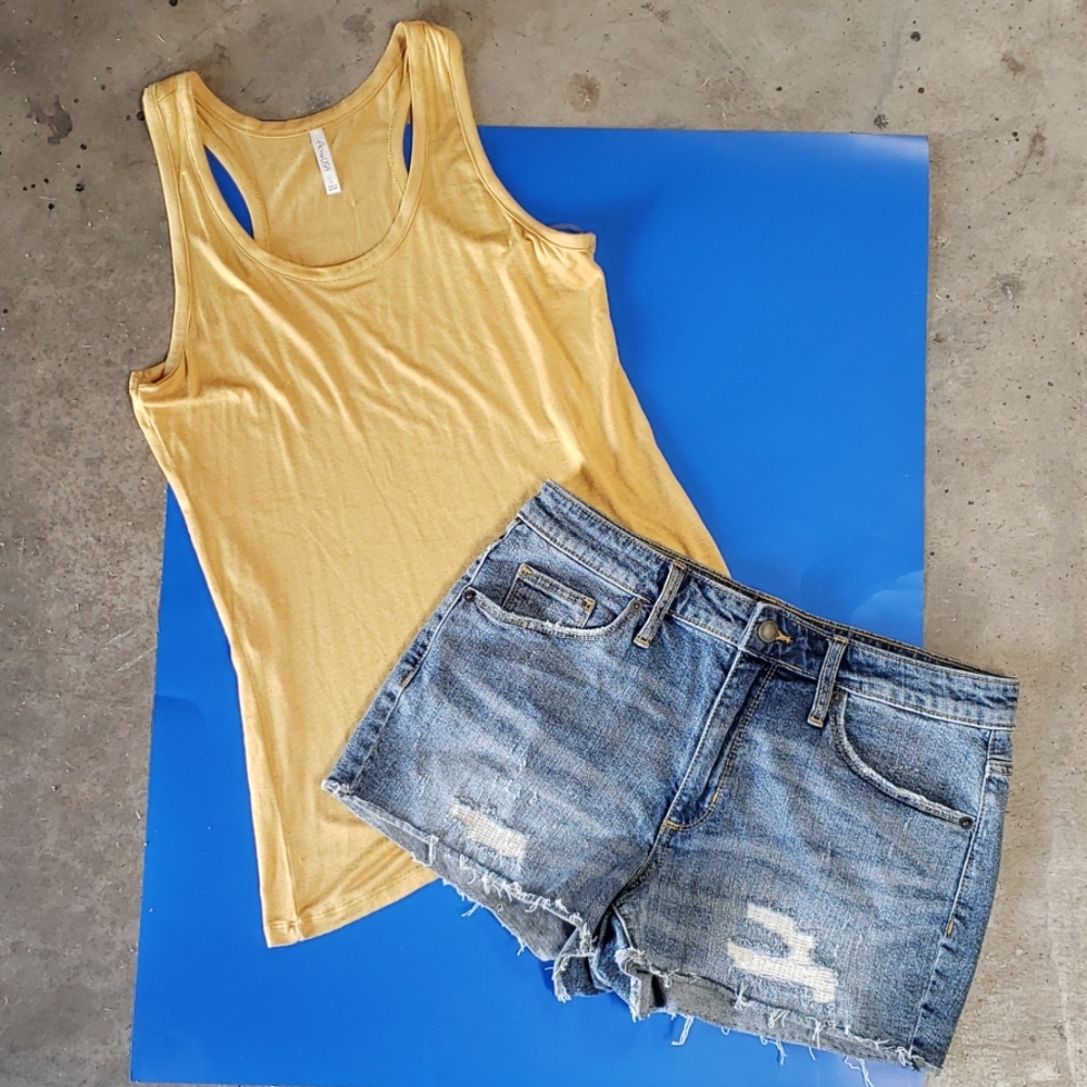 Tee and Shorts Outfit